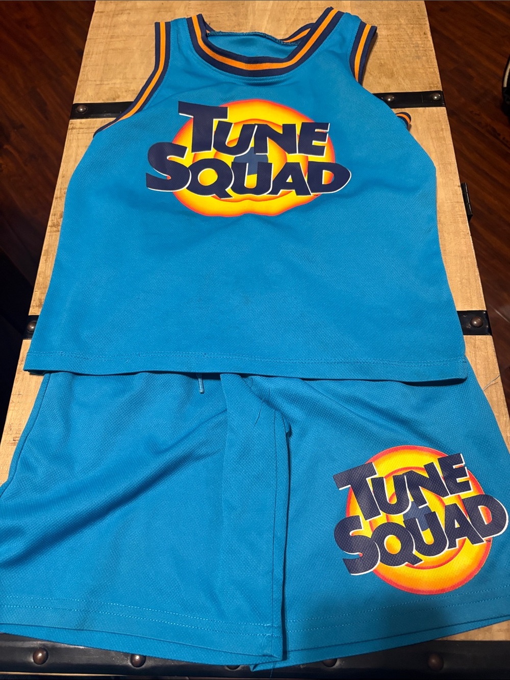 Warner Bros. Tune Squad Blue Tank & Shorts Pajama Set